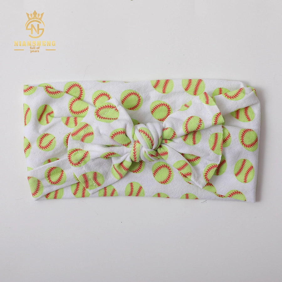 New  children's headdress jacquard soft hair tie bow hair band baby newborn headband baby hair band