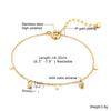 IG Style Korean Style Round Heart Shape Flower 304 Stainless Steel 18K Gold Plated Zircon Bracelets In Bulk