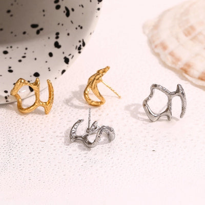 1 Pair Simple Style Geometric 304 Stainless Steel Ear Studs