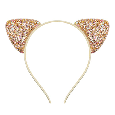 cute cat ears cloth sequins hair band 1 piece