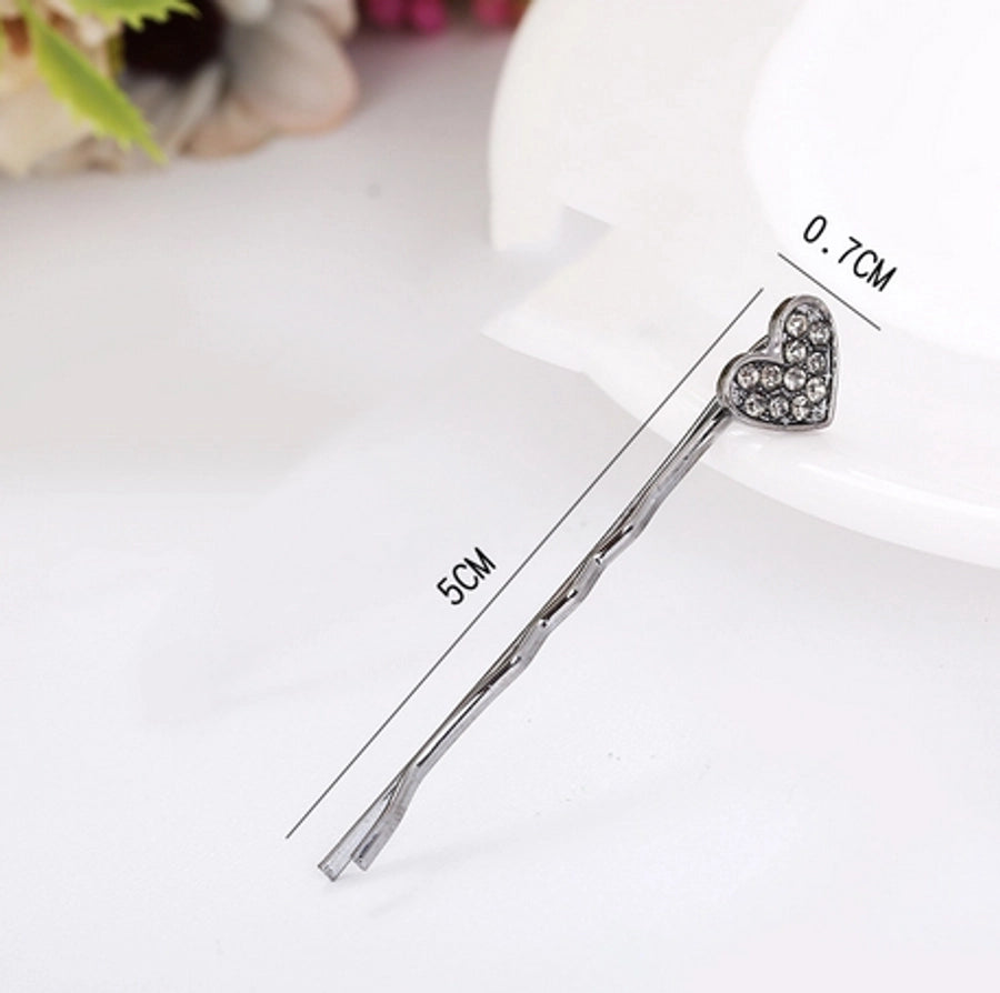Women's Cute Basic Classic Style Heart Shape Fish Alloy Hair Clip