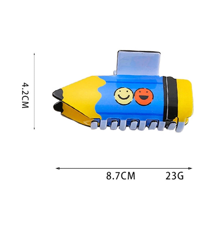 Women's Casual Geometric PVC Hair Claws