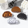 Halloween Simple Style Women's Pumpkin Lattice Spider PVC Hair Claws