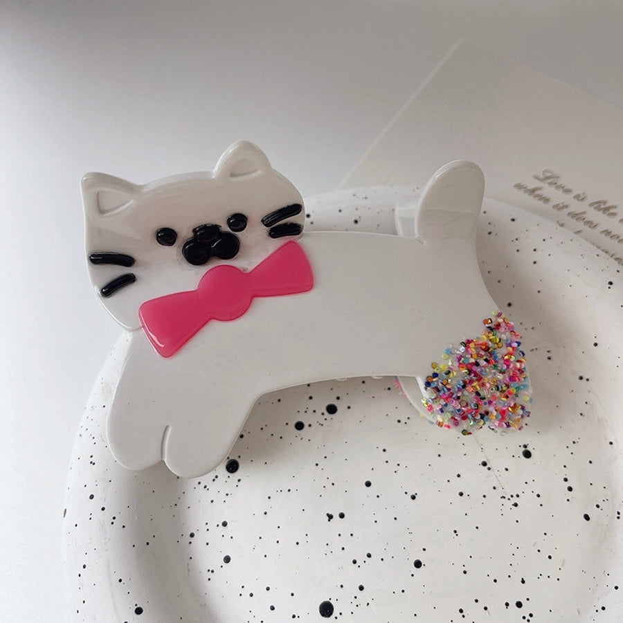 Women's Simple Style Cat Acetic acid sheets Handmade Hair Claws