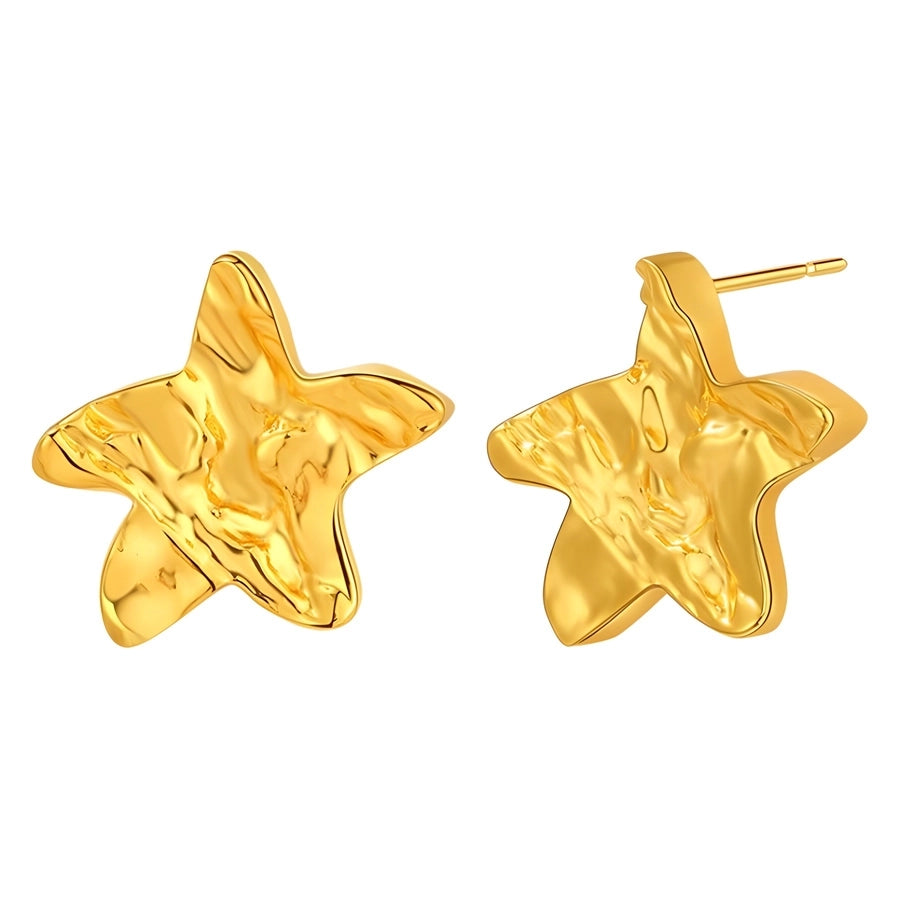 1 Pair Simple Style Solid Color Plating Copper Ear Studs
