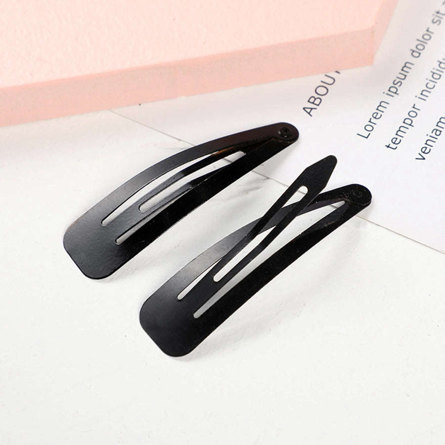 Women's Girl'S Simple Style Triangle Solid Color Iron Hair Clip