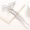women's simple style geometric solid color alloy plating hair claws