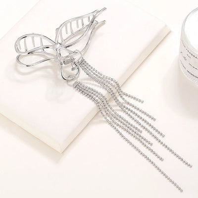 women's simple style geometric solid color alloy plating hair claws
