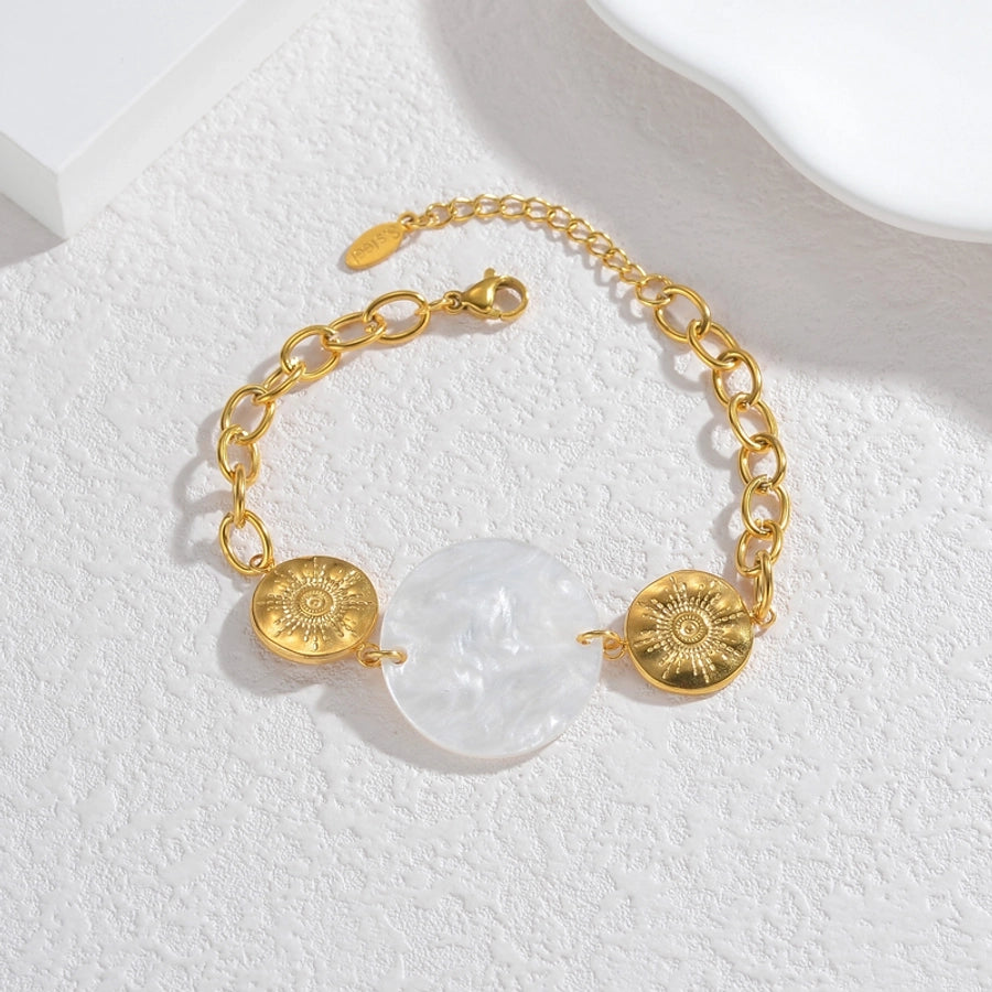 Jewelry Casual Round 304 Stainless Steel Necklace