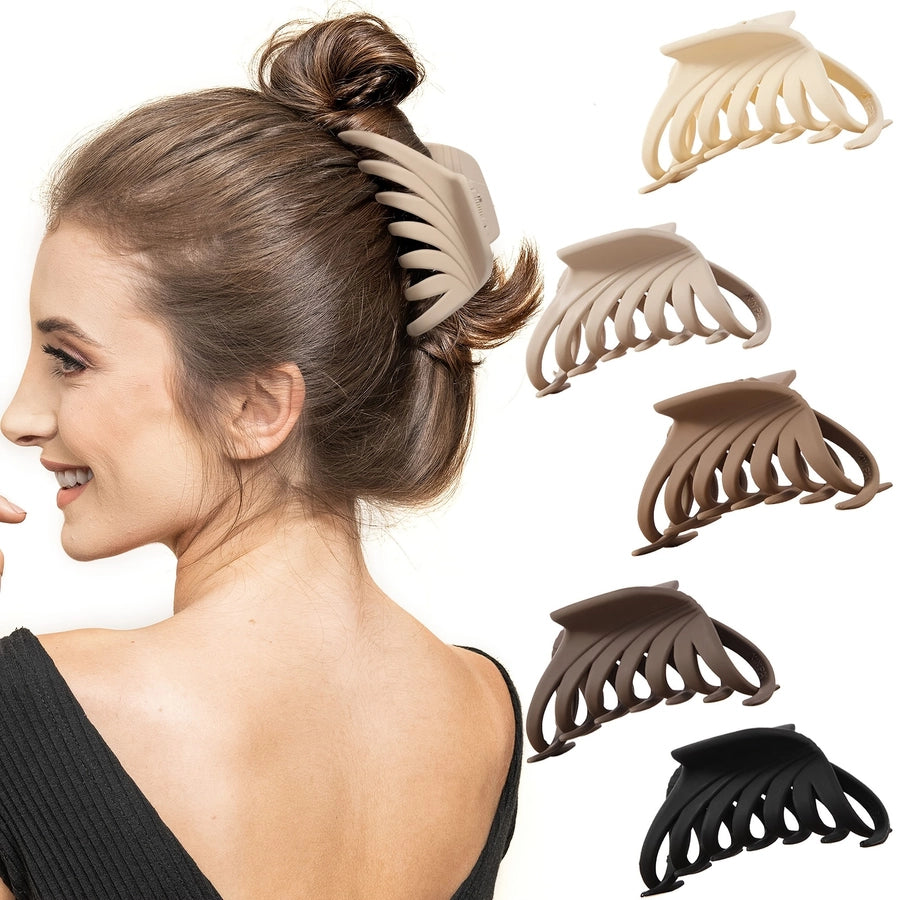 women's simple style geometric plastic stoving varnish hair claws
