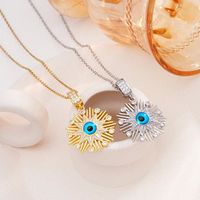 Jewelry Glam Lady Sexy Eye 304 Stainless Steel Copper Pendant Necklace
