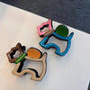Cartoon Style Cute Sweet Women's Dog Resin Hollow Out Hair Claws