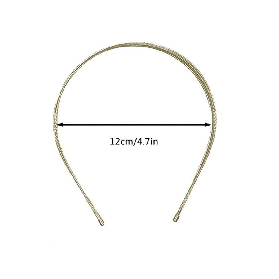 Women's Simple Style Solid Color Alloy Hair Band