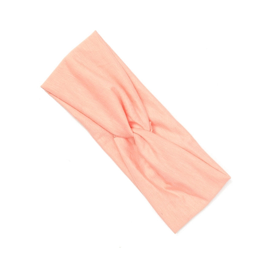 New Adult Plain Cross Headband Knotted Polyester Women's Hair Band Daily Wash Face Hair Band Hair Band