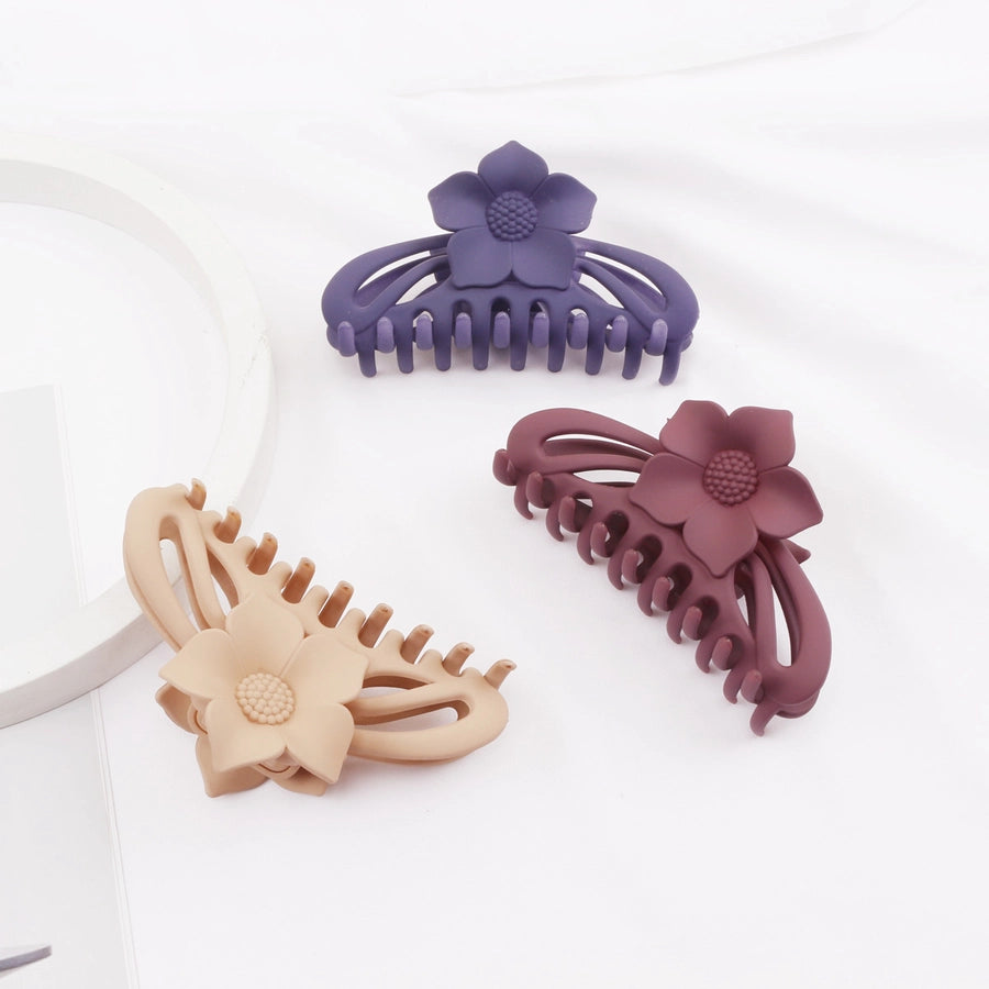 women's ig style simple style flower plastic stoving varnish hair claws