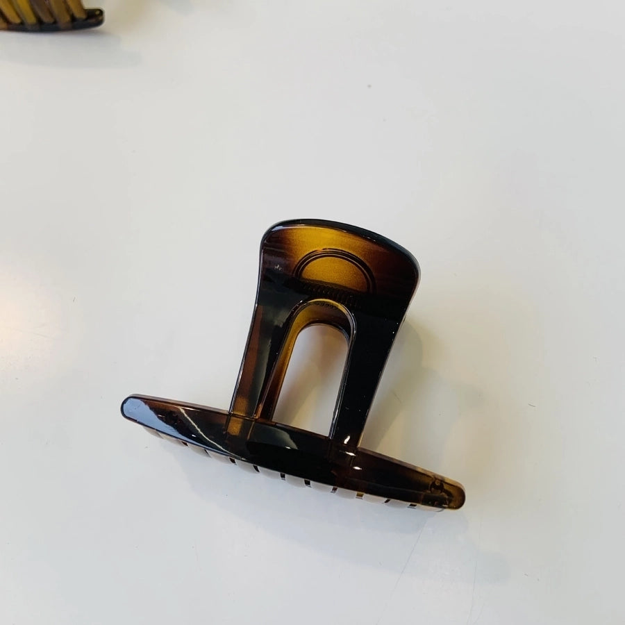 Women's Simple Style Top Hat Solid Color Plastic Hair Claws