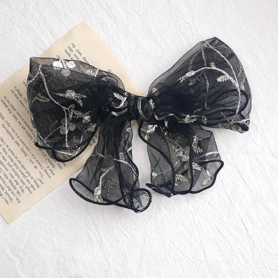 women's sweet bow knot cloth hair clip hair tie