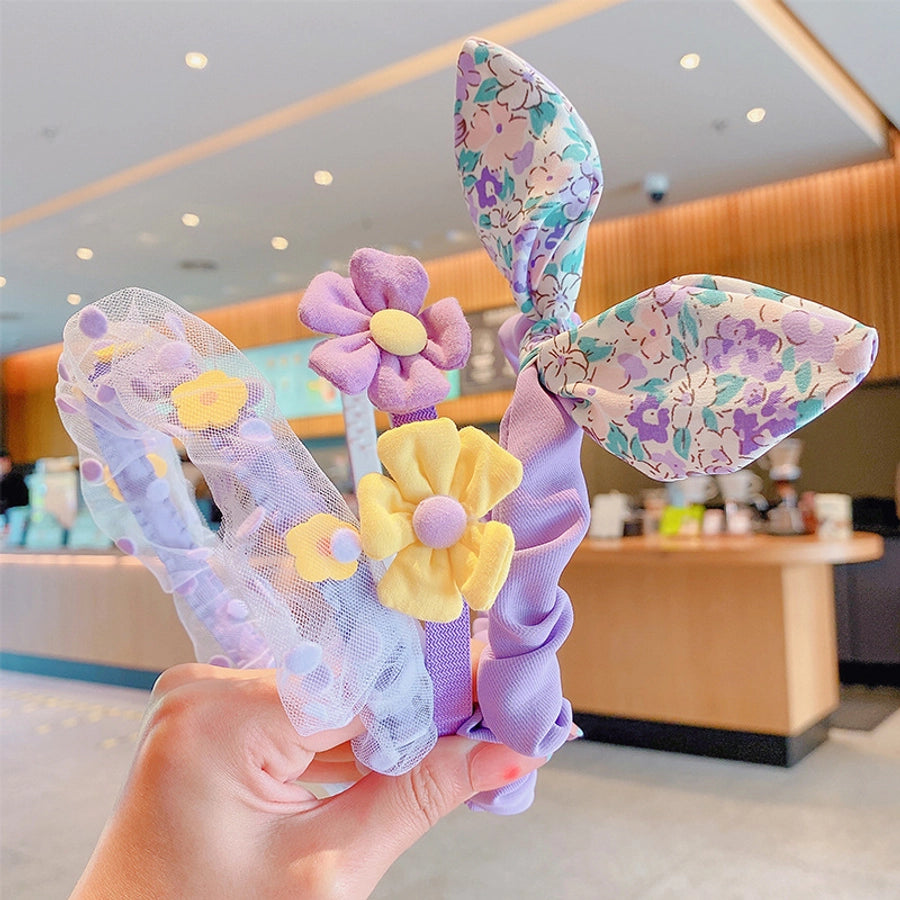 kid's cute cartoon fruit cloth hair band