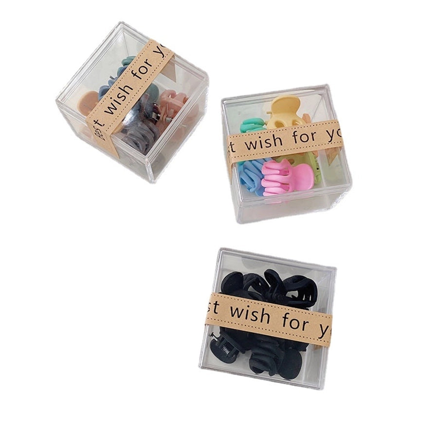 women's sweet simple style geometric plastic/resin headwear stoving varnish hair clip