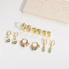 1 Pair Elegant Simple Style Commute Animal Devil's Eye Enamel Inlay Copper Zircon 14K Gold Plated Drop Earrings Earrings