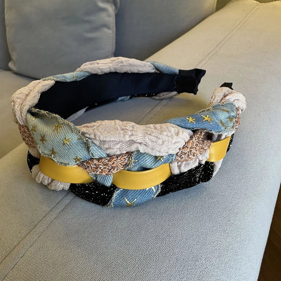 Women's Retro Simple Style Classic Style Color Block Fabric Hair Band