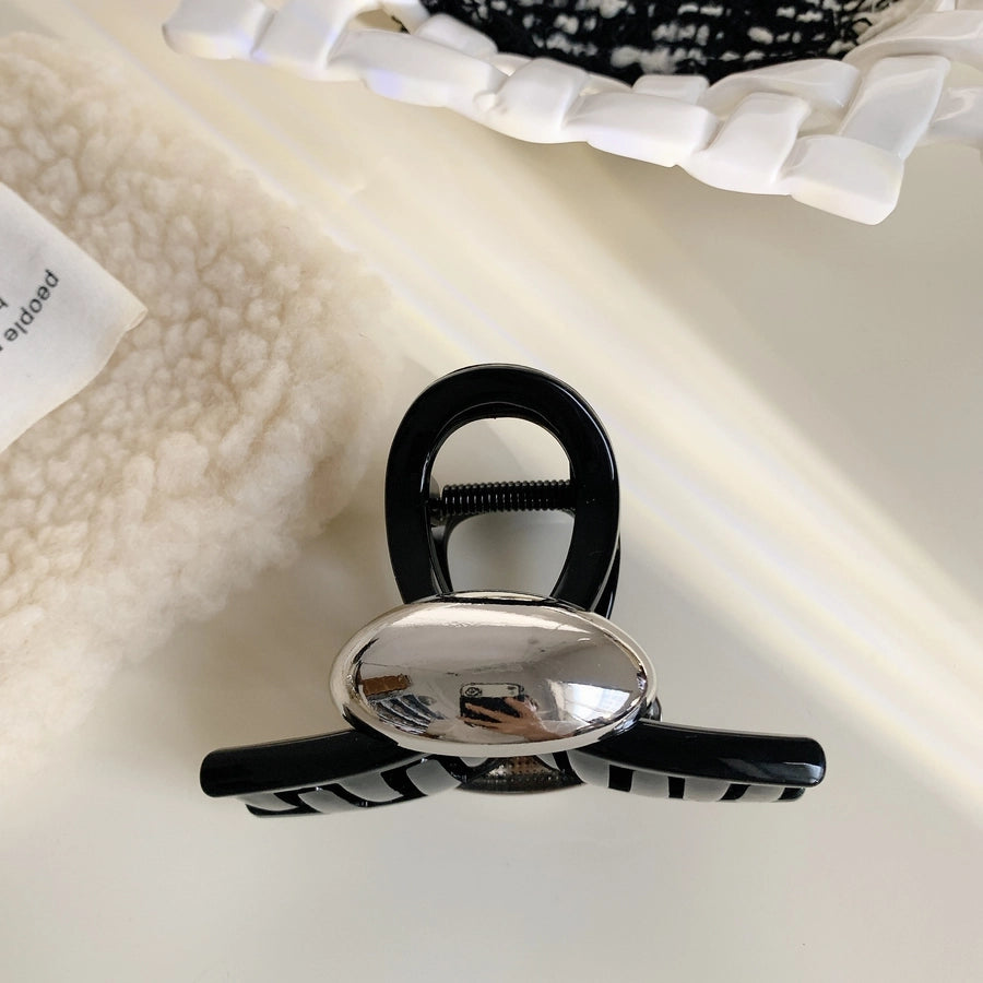 Personalized Metal Hemispherical Grip Ins Popular Barrettes Fashion All-Match Shark Clip Updo Hair Accessories