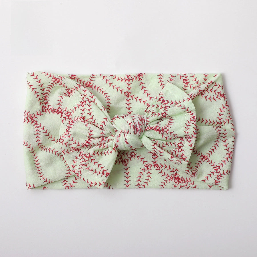 New  children's headdress jacquard soft hair tie bow hair band baby newborn headband baby hair band