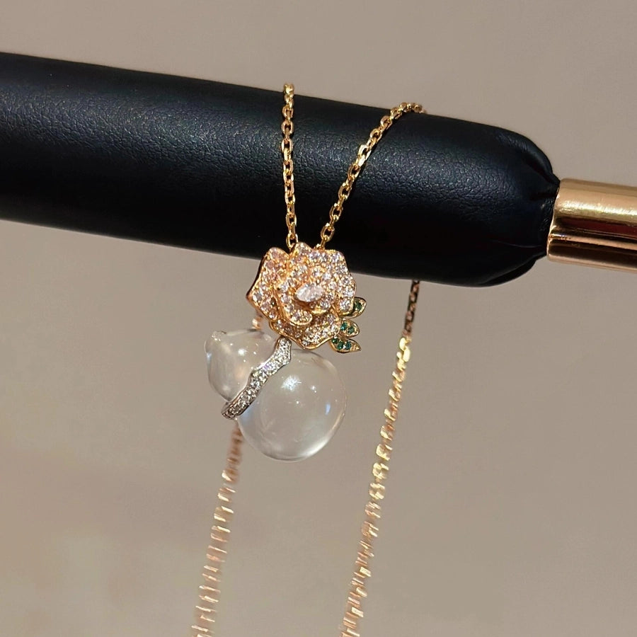 925 Sterling Silver Plating Flowers Plant Flowers