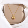 Jewelry Simple Style Heart Shape Titanium Steel Bracelets Necklace