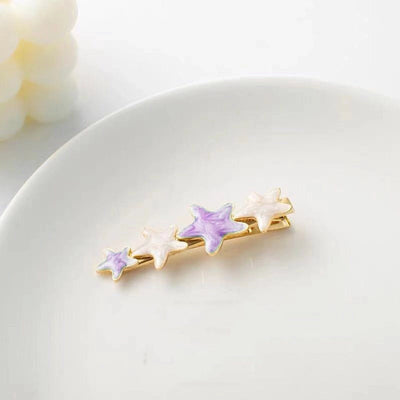 sweet star metal metal hair clip 1 piece