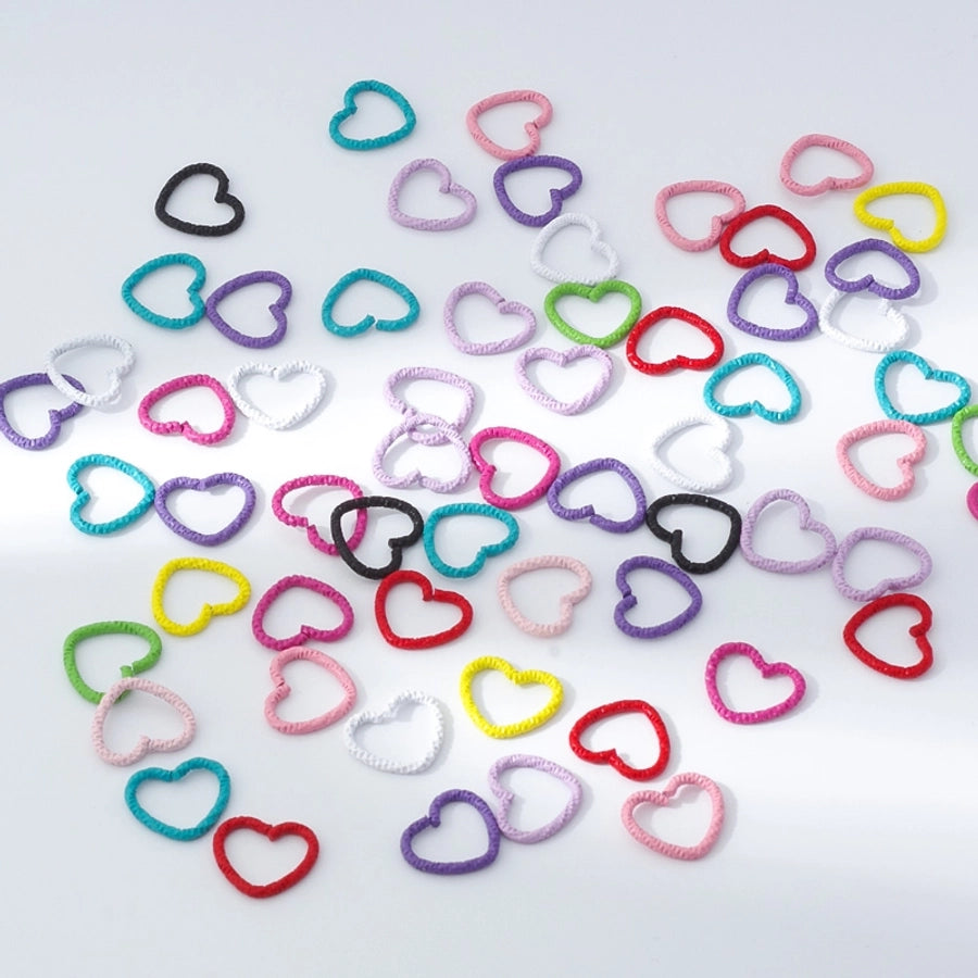 Women's Cute Heart Shape Flower Alloy Heart Flowers hair buckle