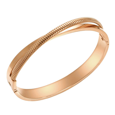 Simple Style Geometric 304 Stainless Steel Bangle In Bulk