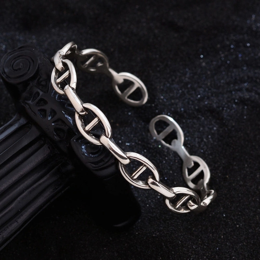 Jewelry Vintage Style Simple Style Geometric Copper Bangle