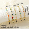 Jewelry IG Style Facial Features Eye  Face Copper Zircon Enamel Inlay Bracelets Necklace
