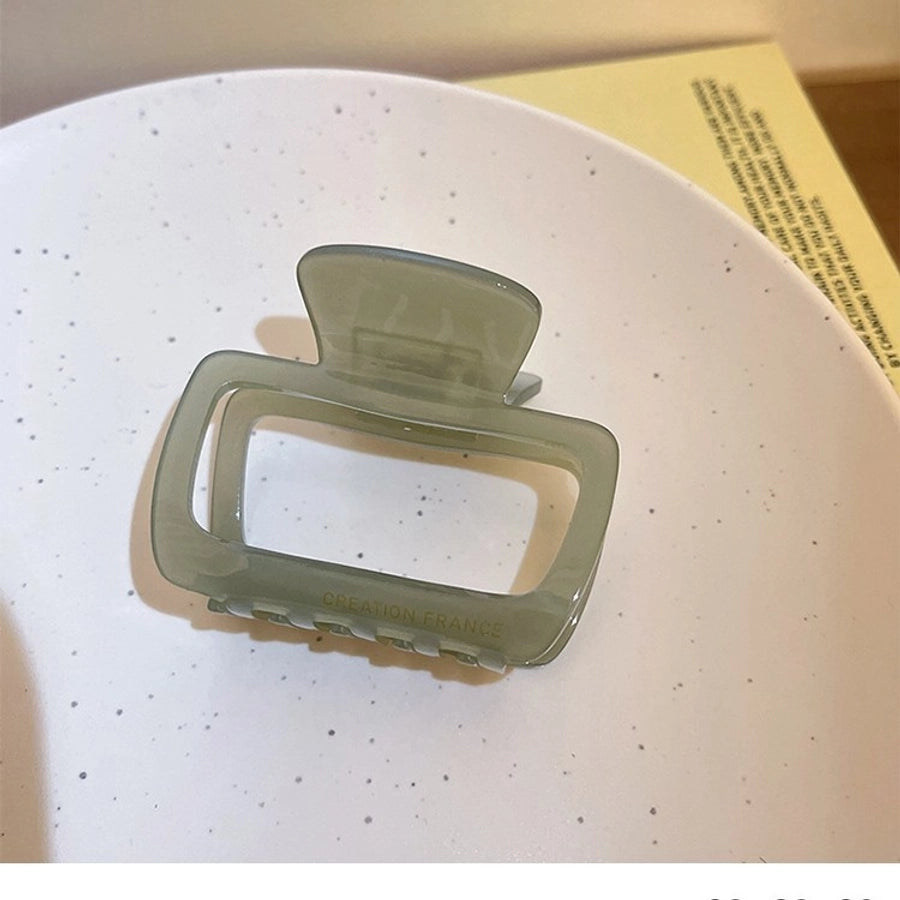 Women's Sweet Solid Color Arylic Hair Claws