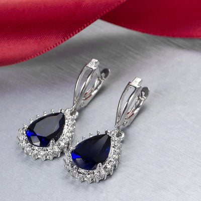 wish hot selling earrings  popular three-piece Rose Zircon Jewelry earrings for women