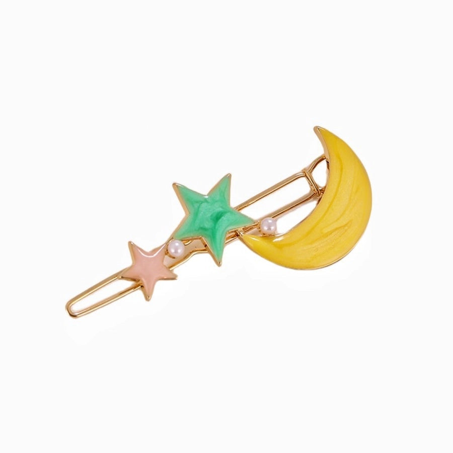 women's simple style flower zinc alloy hair clip