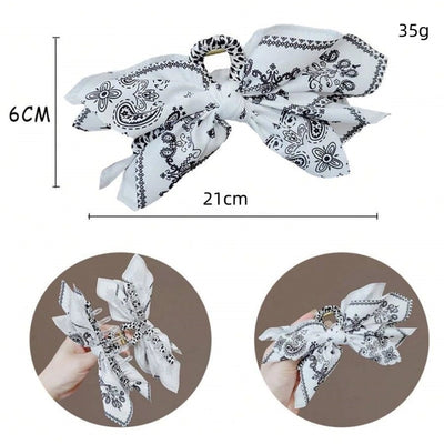 Women's Simple Style Bow Knot Cloth Hair Claws
