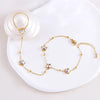 Simple Style Shiny Star Oval 304 Stainless Steel Stainless Steel Bracelets In Bulk