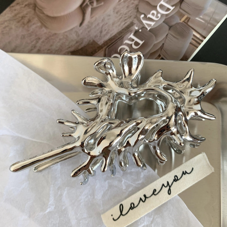 elegant streetwear butterfly alloy hair claws