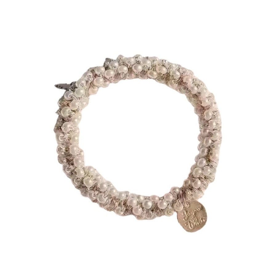 Women's Elegant Geometric Rhinestone Hair Tie