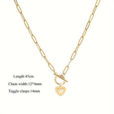 Jewelry Casual Classic Style Letter 201 Stainless Steel 304 Stainless Steel Pendant Necklace