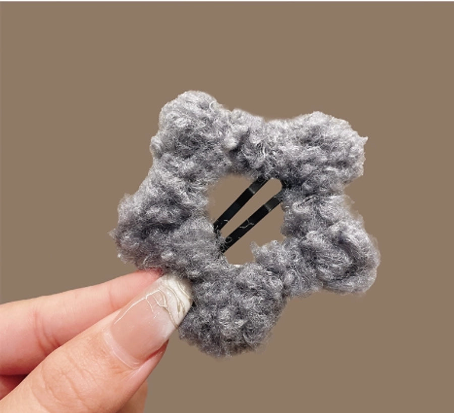 Women's Cute Star Cloth Star Hair Clip