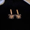 1 Pair IG Style French Style Classic Style Geometric Round Heart Shape Plating Titanium Steel Drop Earrings Earrings Ear Studs