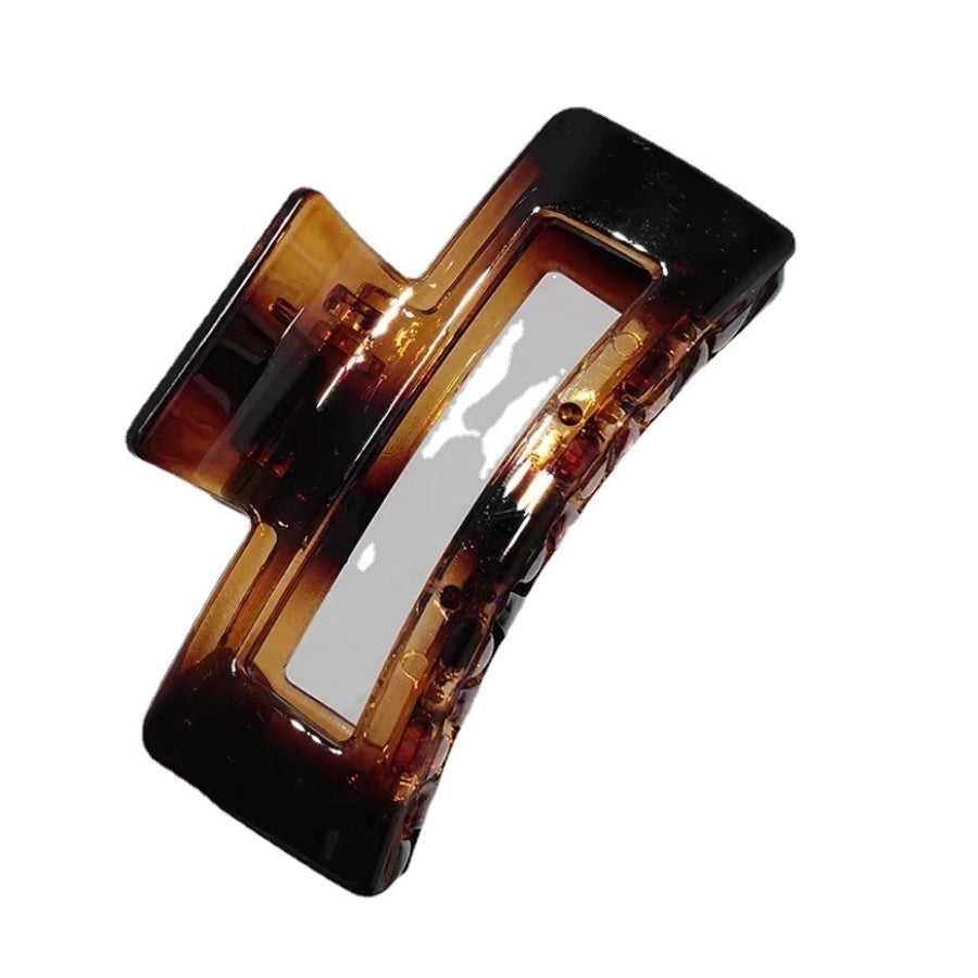 Women's Lady Korean Style IG Style Solid Color Plastic Spray Paint Hair Claws