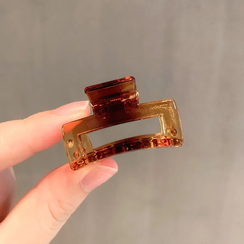 retro geometric transparent acrylic small catch clip wholesale nihaojewelry