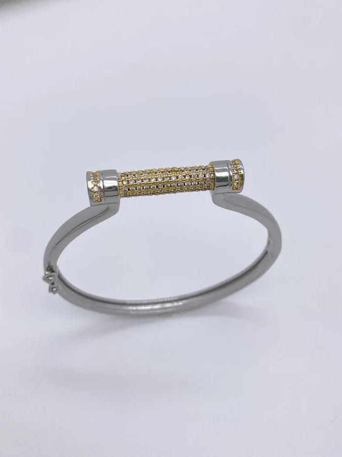 Jewelry Retro Classic Style Geometric Copper Zircon Mixed Metal Rings Bracelets