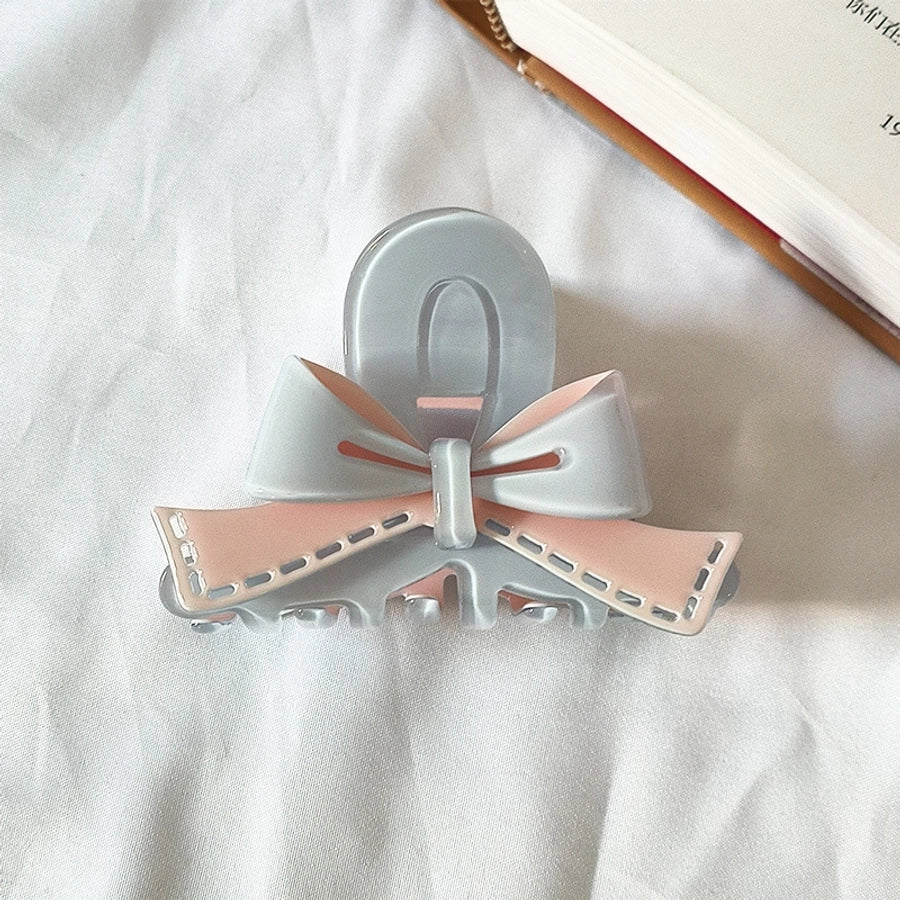 Women's Simple Style Streetwear Bow Knot Acetic acid sheets Handmade Hair Claws