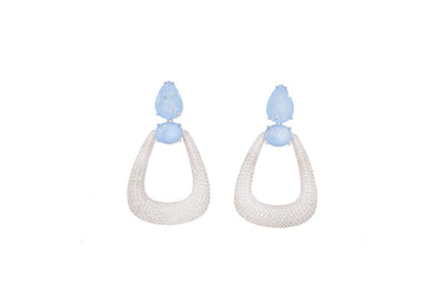1 Pair Elegant Simple Style U Shape Plating Copper Drop Earrings