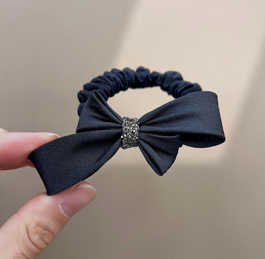 High-end Refined Butterfly Hairband Simple Internet Celebrity Hair Accessories Back Head Spring Clip Chain Rhinestone Hand Rhinestone